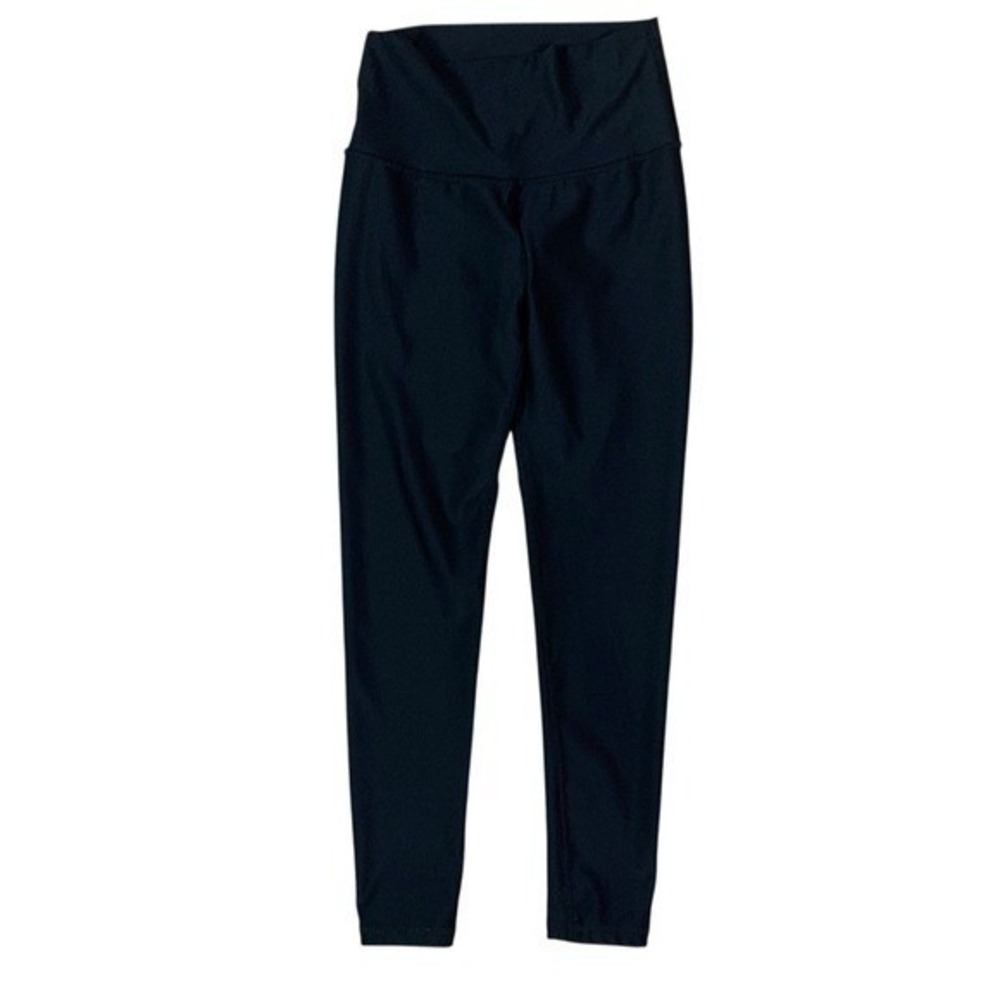 Media Luna Black High Rise Leggings S M Stretch Yoga Pants Activewear‎
